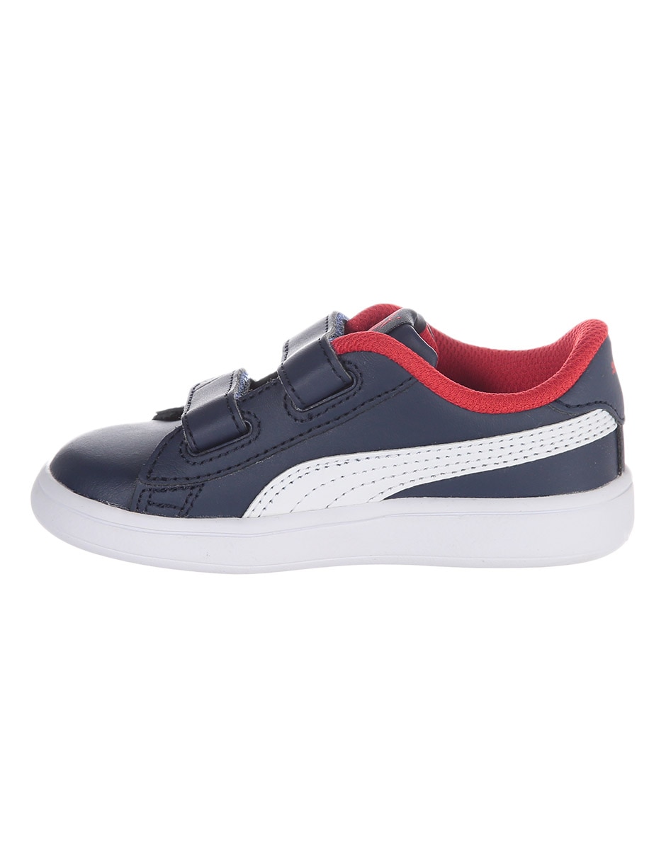 Tenis de piel Smash V2 de infantil unisex 4