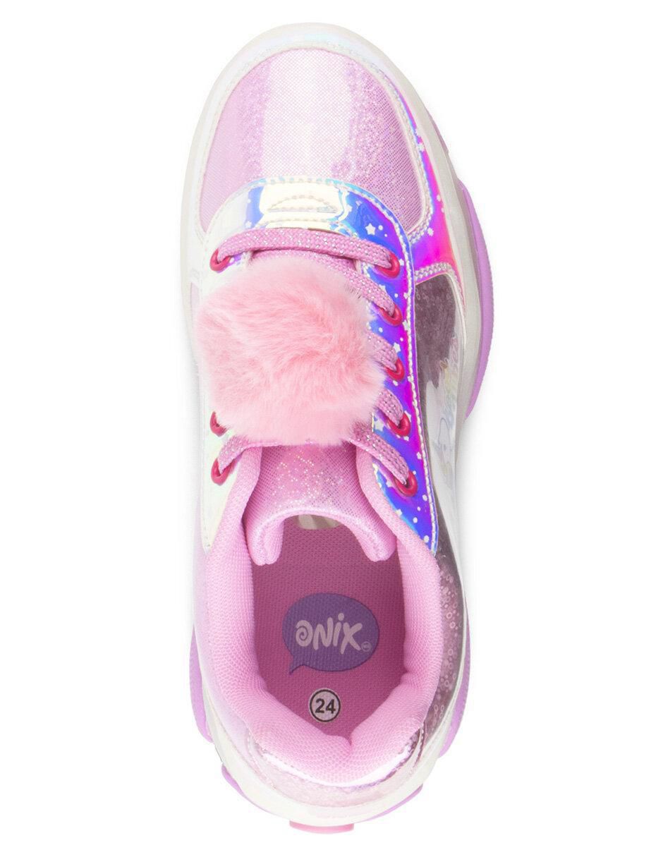 Tenis con ruedas para niña Unicornio
