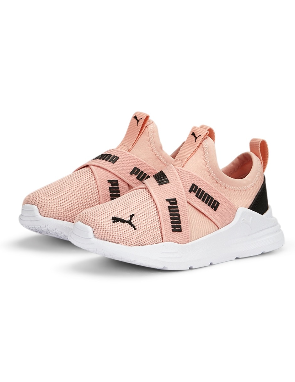Tenis Puma Wired Run Slip On Flash Inf de niña para correr