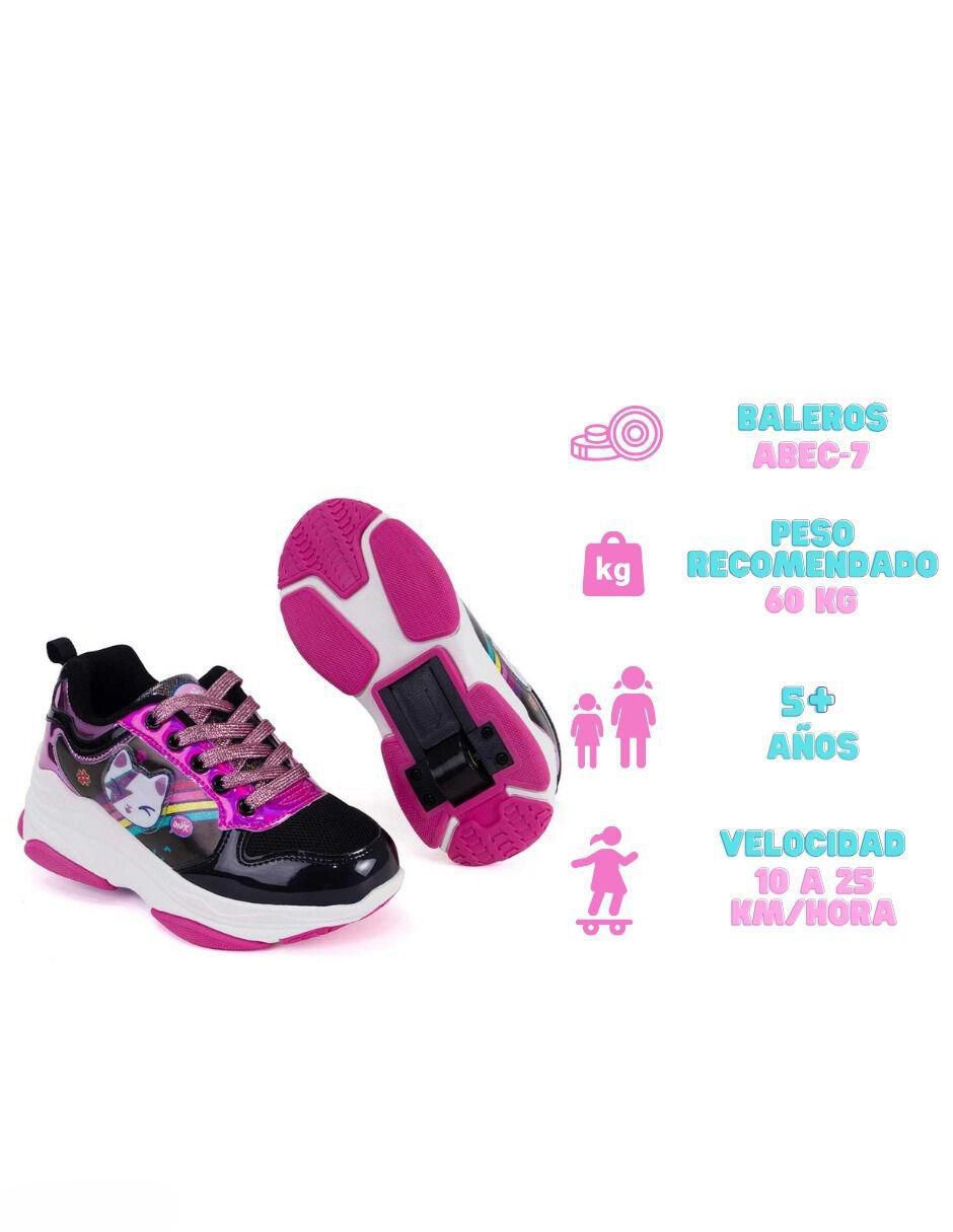 Tenis con ruedas para niña Style Rock Roller 8
