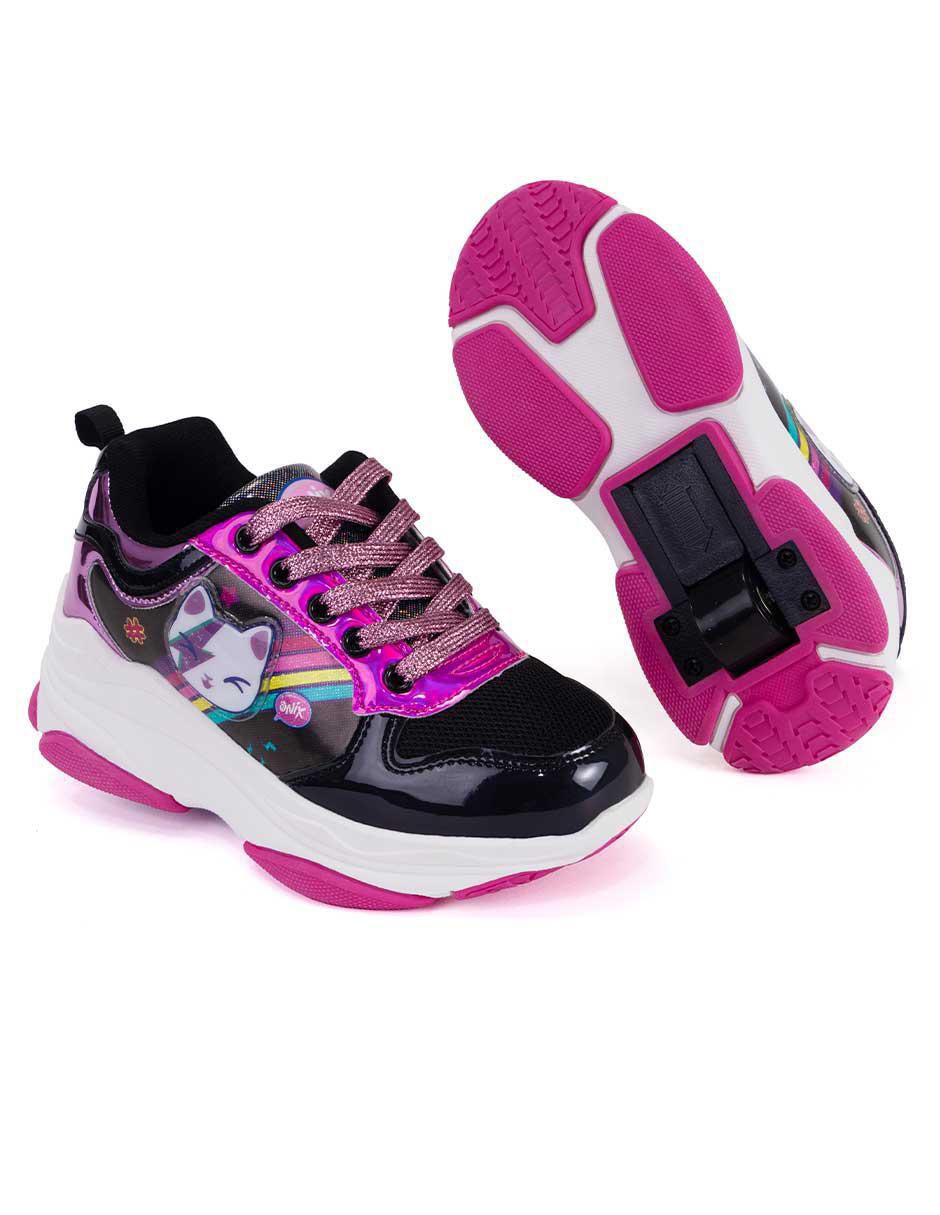 Tenis con ruedas para niña Style Rock Roller 4