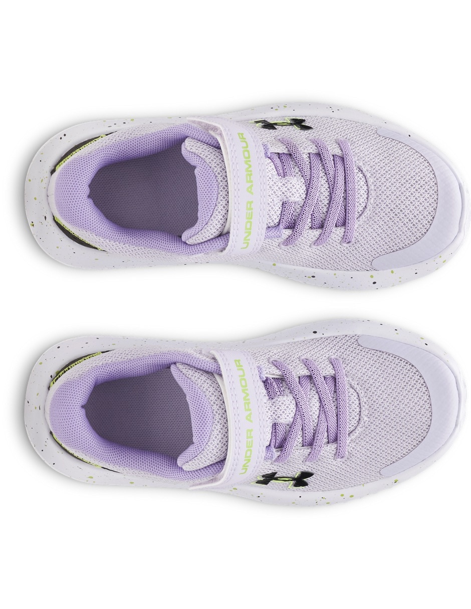 Tenis Ua Gps Surge 4 Ac para correr Under Armour de niña