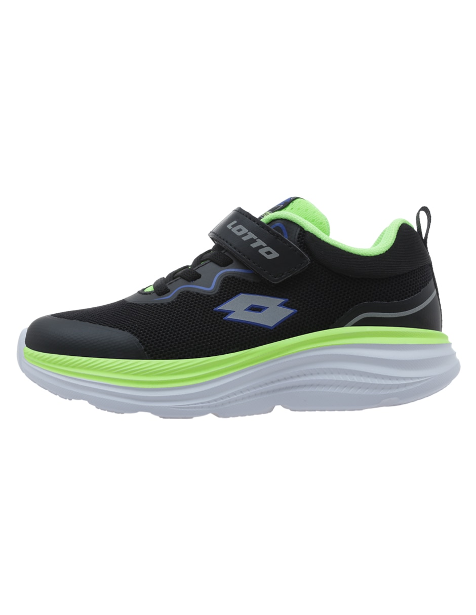 Tenis para entrenamiento lotto mgt black de niño