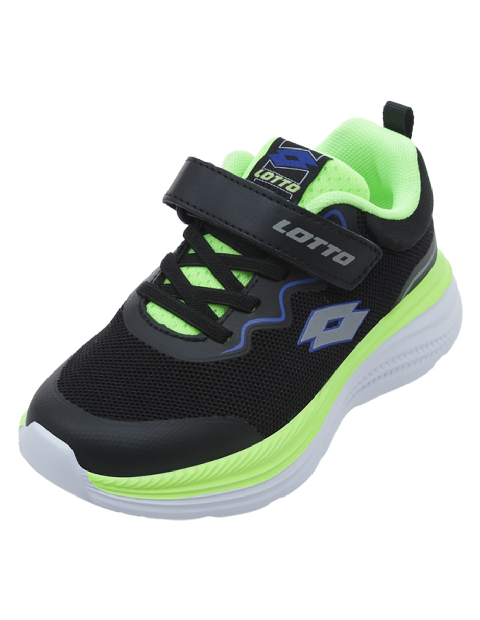 Tenis para entrenamiento lotto mgt black de niño