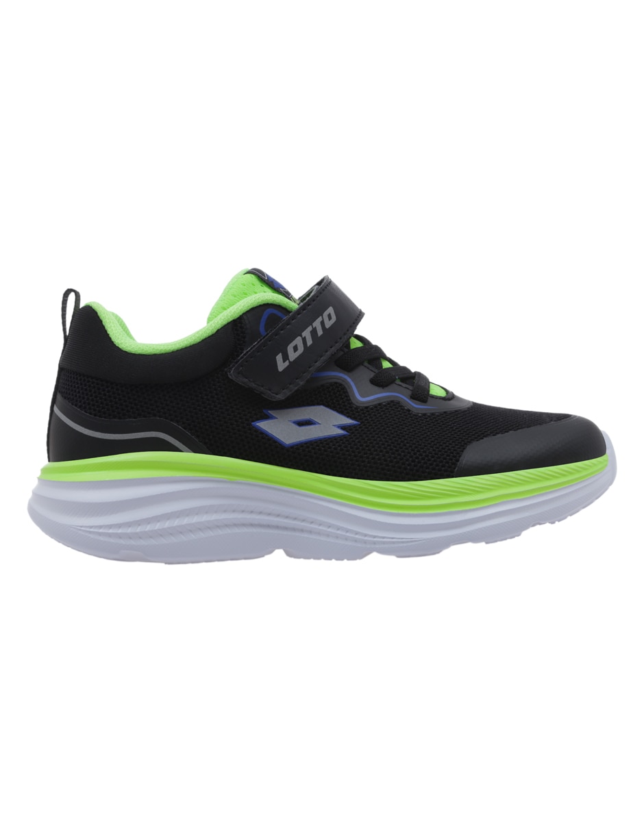 Tenis para entrenamiento lotto mgt black de niño