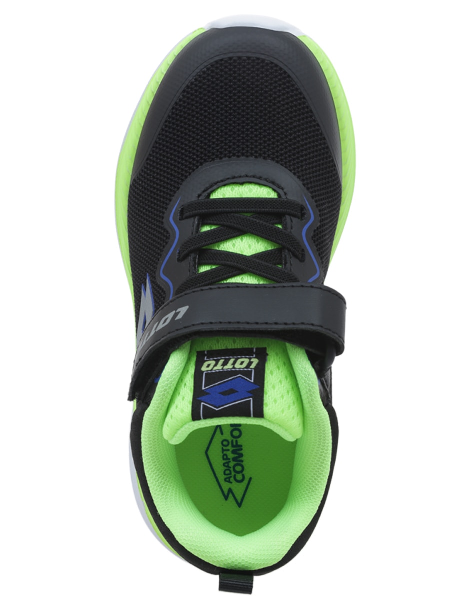 Tenis para entrenamiento lotto mgt black de niño