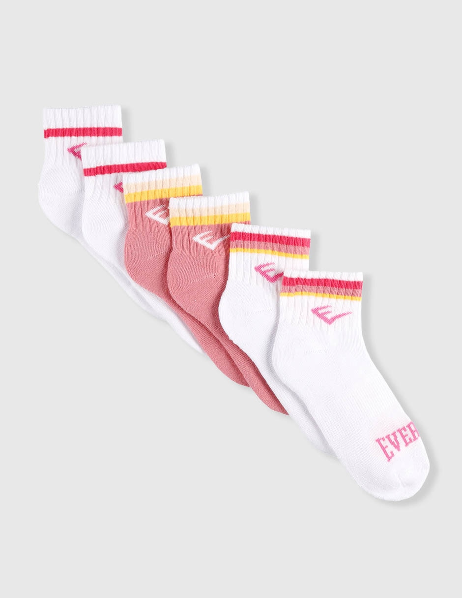 Set de tín Everlast de algodón para niña 6 pares