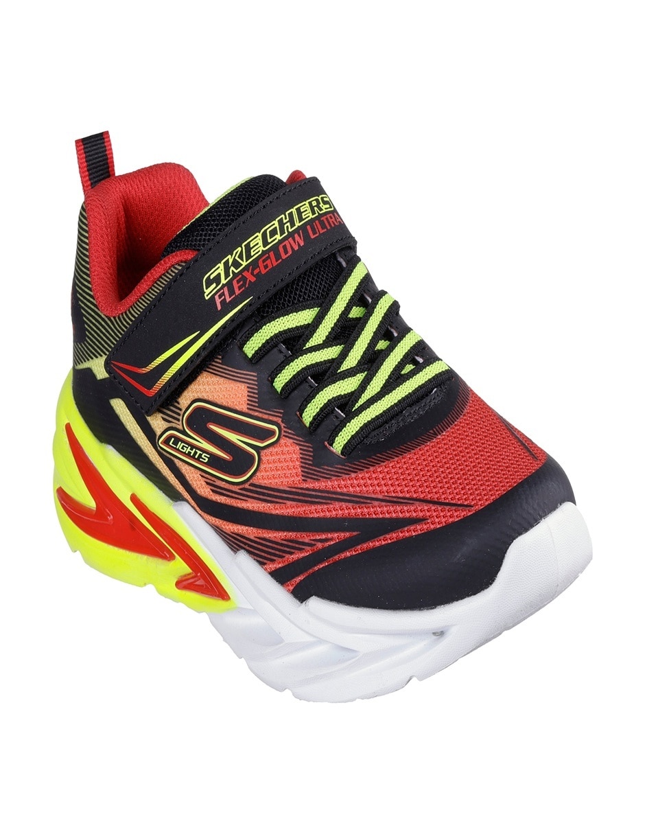 Tenis para entrenamiento Flex Glow Ultra de niño