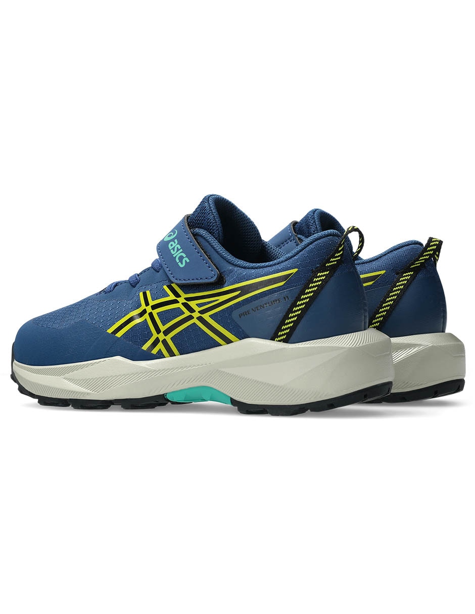 Tenis pre venture 11 ps para senderismo asics de niño