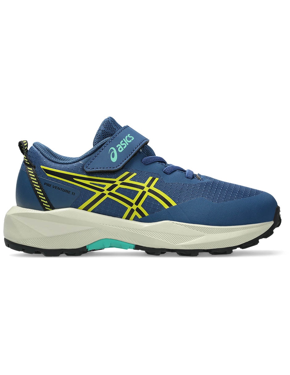 Tenis pre venture 11 ps para senderismo asics de niño